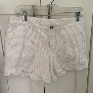 Lilly Pulitzer Buttercup Scalloped Shorts